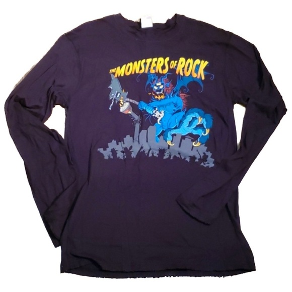 Ozzy Osbourne "Monsters of Rock Calgary" 2008 Long Sleeve Tee M Winterland Rare - Picture 3 of 9